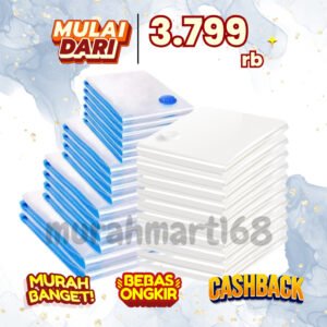 Vacum baju Plastik/Vacuum bag travel /  Pelastik fakum/ Vacum bag baju / Plastik packing