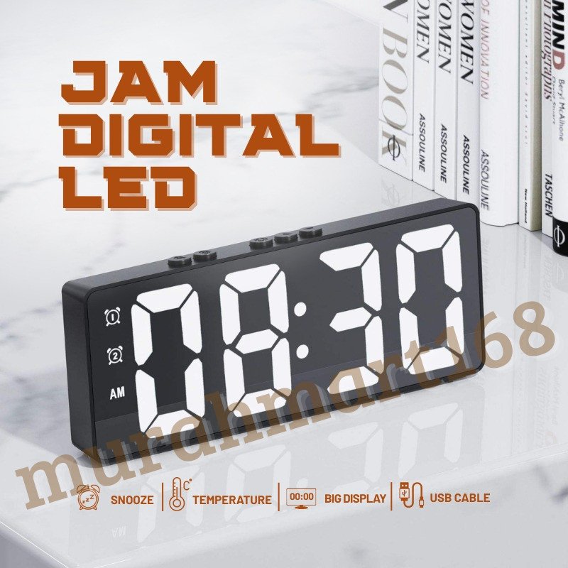 Jam Meja Digital Led / Weker Table 3D Led