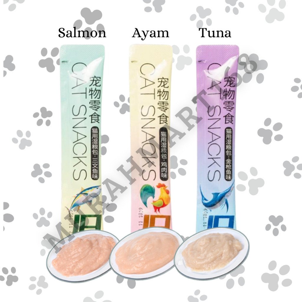 Pet Strip Snack Kucing 1KG/ Snack Kucing CHIYO/ Snack Makanan Kucing Basah 500GR/SNACK KUCING BASAH 50PCS - Gambar 5