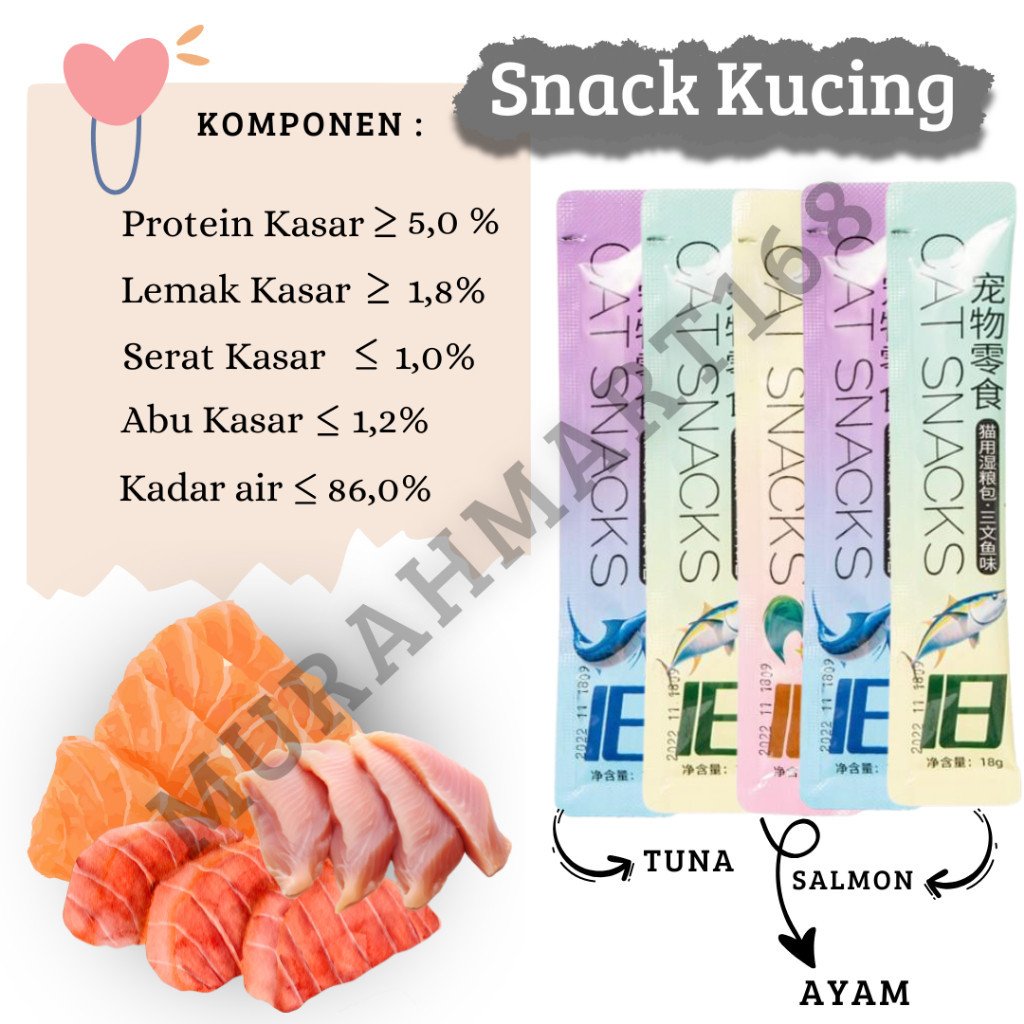 MIX SNACK KUCING/Snack Kucing Mix isi 50 pcs /Strip Kucing Kecil / Cemilan Kucing/ Snak Penggemukan MakananSnack Kucing Mix isi 50 pcs /Strip Kucing Kecil / Cemilan Kucing/ Snak Penggemukan Makanan - Gambar 5