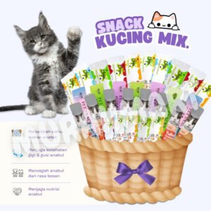 Pet Strip Snack Kucing 1KG/ Snack Kucing CHIYO/ Snack Makanan Kucing Basah 500GR/SNACK KUCING BASAH 50PCS
