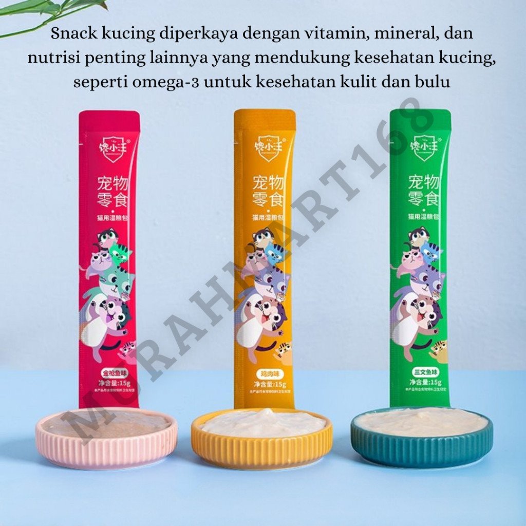 Snack Mix 75pcs Dan 100pcs/ Makanan Hewan Pemeliharaan/ Cemilan Kucing Mix - Gambar 5