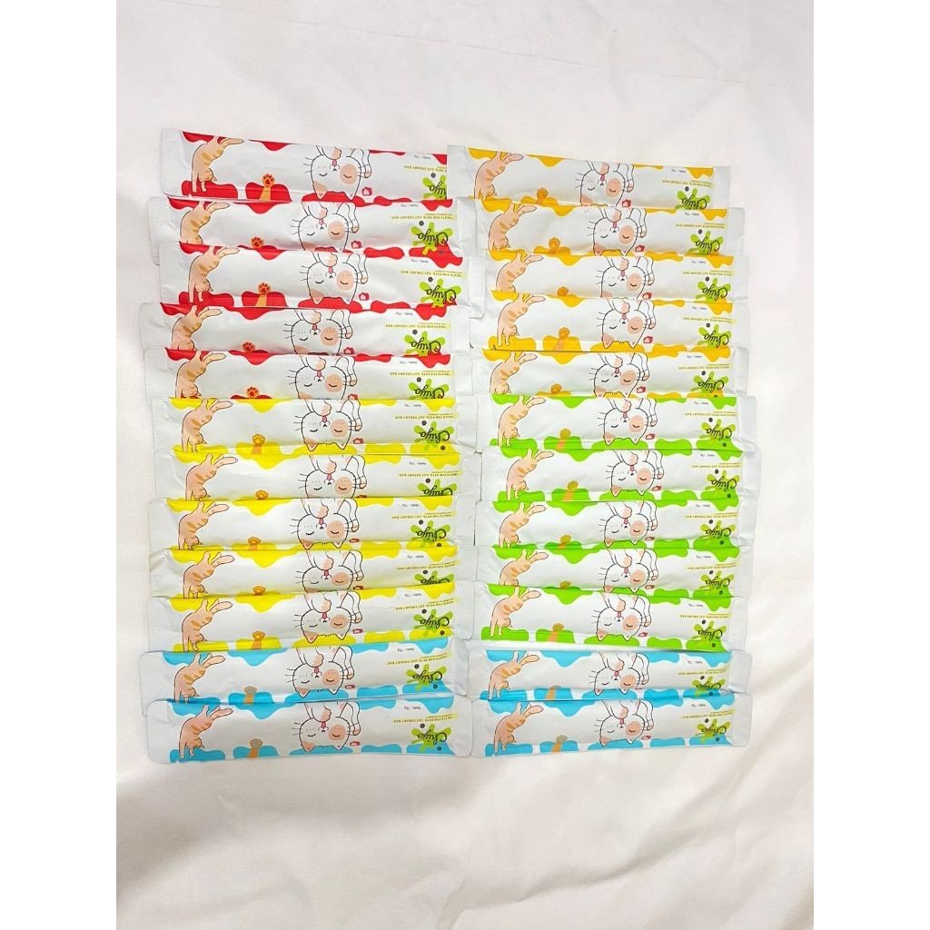 CHIYO MIX 20/30 Creamy Treats/ Pet Strip Snack Kucing Penggemuk/Pet Snack Kucing Premium/Snack Makanan Kucing Basah/ Makanan Wet Cat Food - Gambar 2