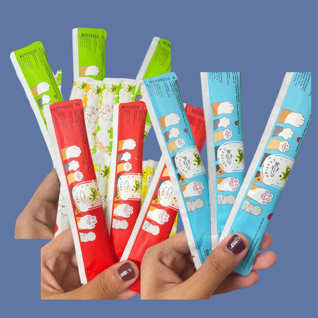 CHIYO Pet Strip Snack Kucing Penggemuk/ Snack Makanan Kucing Basah/ Makanan Wet Cat Food - Gambar 2