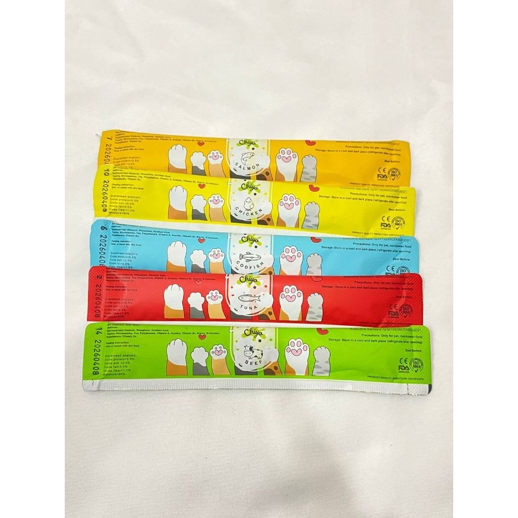 CHIYO MIX 20/30 Creamy Treats/ Pet Strip Snack Kucing Penggemuk/Pet Snack Kucing Premium/Snack Makanan Kucing Basah/ Makanan Wet Cat Food - Gambar 8
