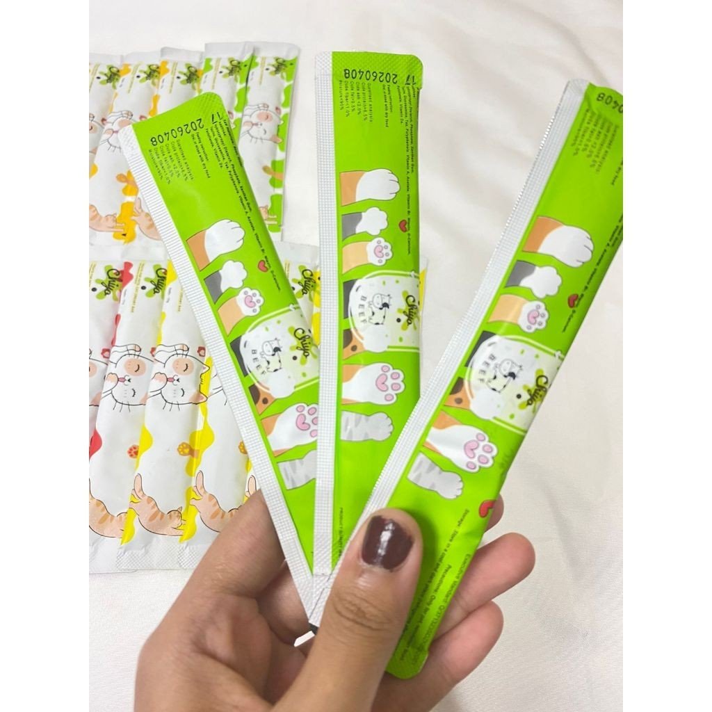 CHIYO MIX 20/30 Creamy Treats/ Pet Strip Snack Kucing Penggemuk/Pet Snack Kucing Premium/Snack Makanan Kucing Basah/ Makanan Wet Cat Food - Gambar 7