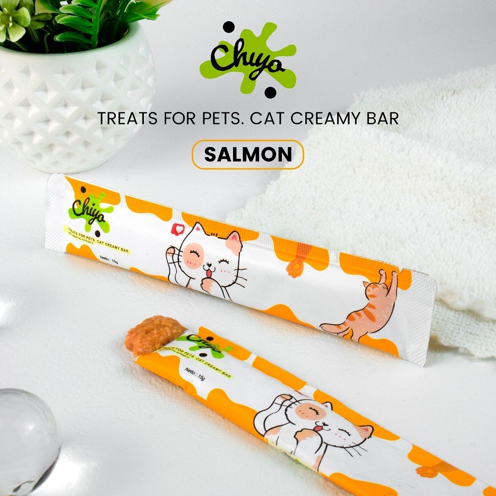 MIX CHIYO Strip Kucing Kecil / Cemilan Kucing/ Snak Penggemukan Makanan/snack kucing isi 50pcs - Gambar 5