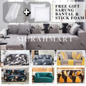 [ GRATIS ONGKIR ]Sarung Sofa Cover Sofa Motif Cantik 1/2/3/4 Seater Penutup Sofa/ Cover Sofa Elastic sofa