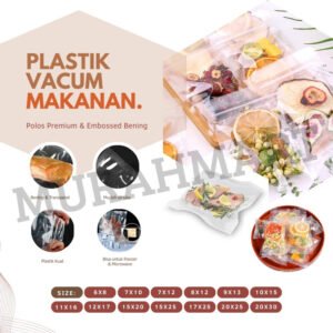 Plastik Makanan / Vacum sealer makanan / Vacum Makanan Polos dan Bertekstur / Kemasan Makanan