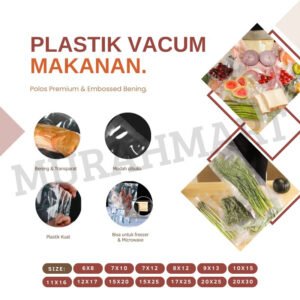 10 Pcs Plastik Vacum makanan sealer / vacum Makanan Plastik Vacum Makanan Polos dan Bertekstur