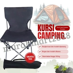Kursi Lipat Ukuran L Outdoor Serbaguna Kursi Lipat Camping Portable Bangku Lipat Ukuran L