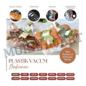 Vacum SEaler Makanan / Plastik Frozen Food / Vacum Transparan Food Grade
