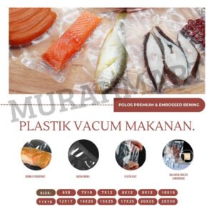 Vacum Transparan Food Grade / Vacum SEaler Makanan / Plastik Frozen Food