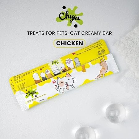 Chiyo Snack Pengemukan Makanan treats Kucing /Pelengkapan kitten Hewan?Peliharaan/Makanan Snack Kucing Adult Kitten - Gambar 4