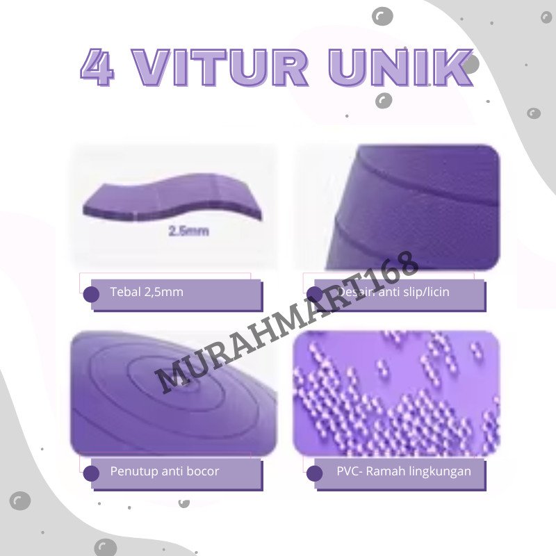 Gym Ball Alat Fitness Pilates Ball / Bola Fitness / Bola Yoga Diameter 55CM 65CM 75CM/Bola Ibu Hamil - Gambar 4