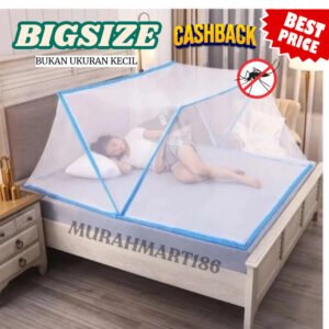 Kelambu lipat/ Kelambu tenda/ Kelambu Tudung BESAR 160x220/180X220/220X220/Kanopi Kelambu Tenda Lipat/Kelambu Anti Nyamuk Murah Berkwalitas