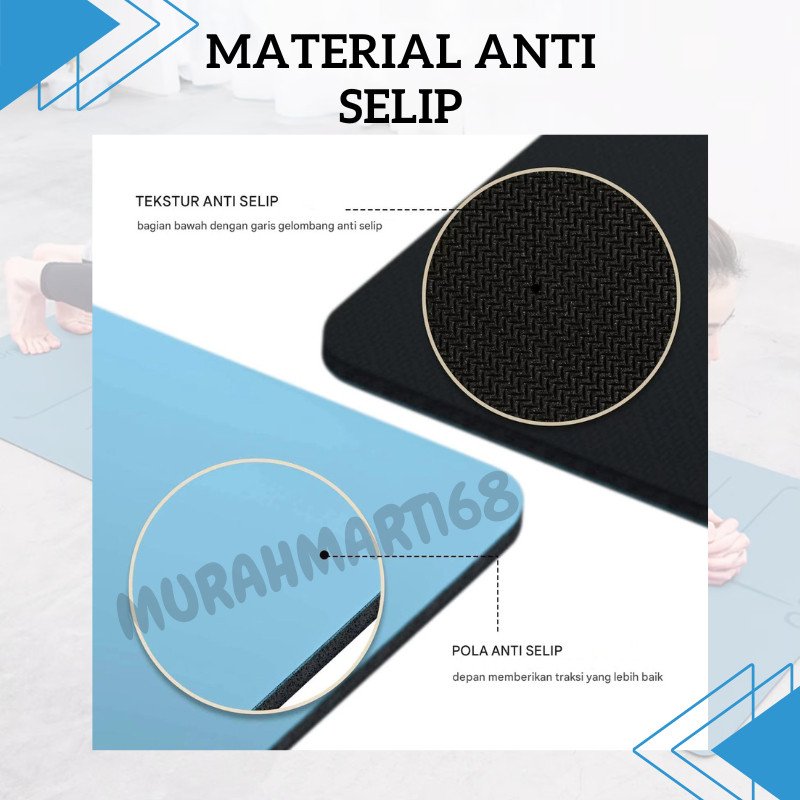 MATRAS YOGA PREMIUM/MATRAS MATT RUBBER CANTIK HIGH QUALITY / MATRAS OLAHRAGA YOGA - Gambar 5