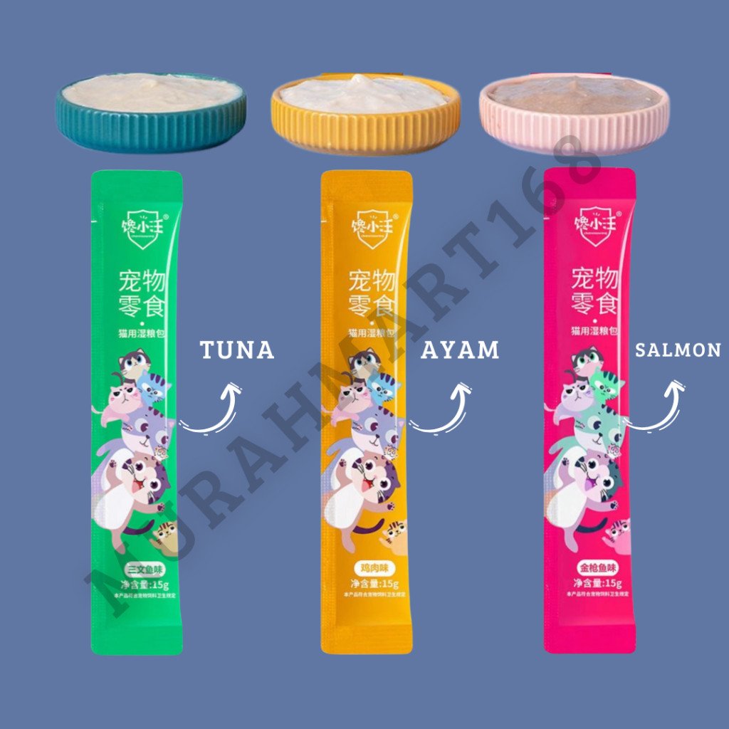 Snack Kucing Chiyo Hewan Peliharaan Cat Strip 16g/Strip Kucing Kecil Dan cemilan Kucing Besar Snack Pengemukan Makanan treats Kucing cod Pelengkapan kitten Hewan?Peliharaan - Gambar 6