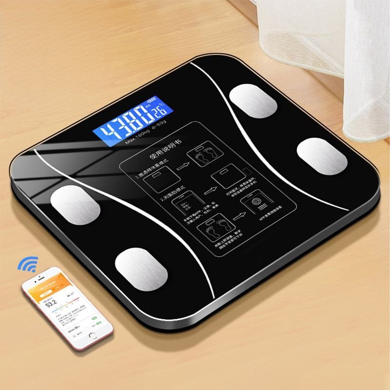 Timbangan FC Badan Digital Body Fat Monitor With APP Smart Weight Scale KK dengan Bluetooth - Gambar 6