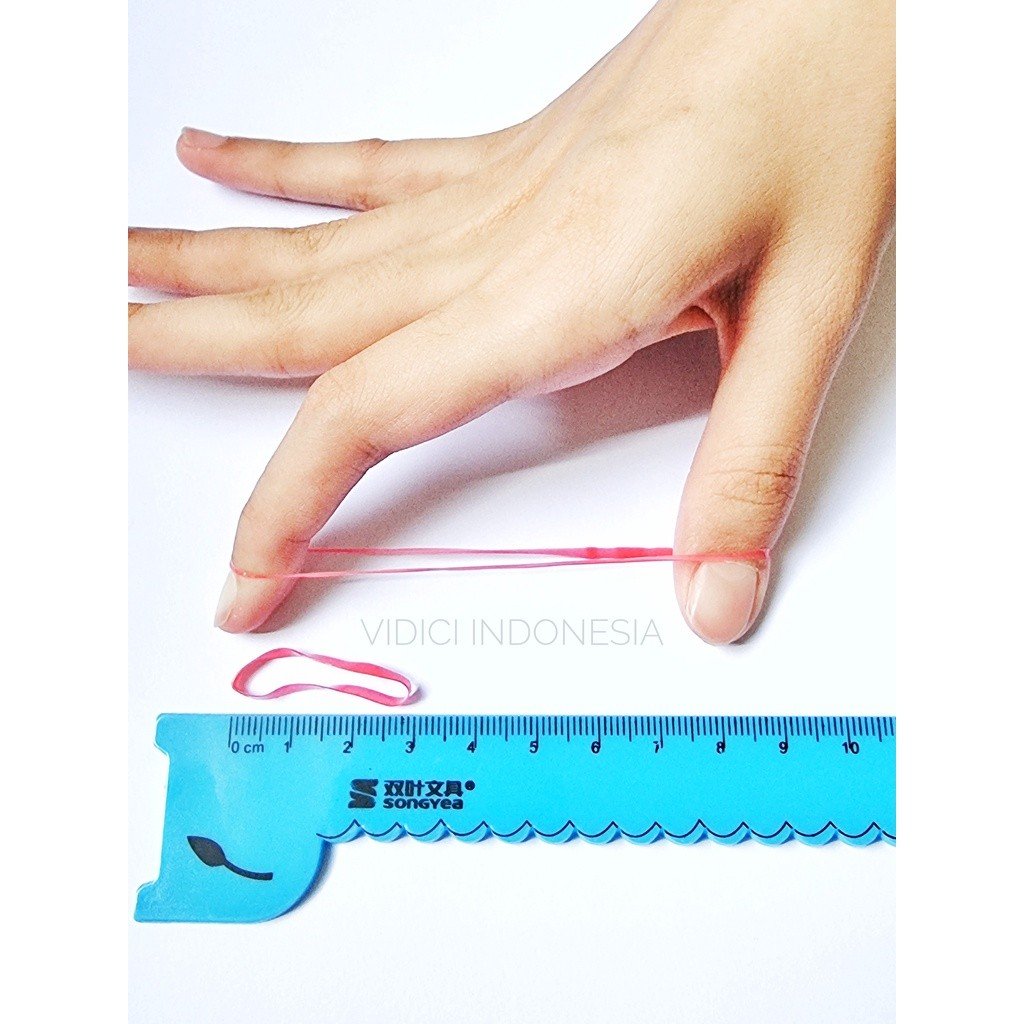 FREE ZIPPER POUCH!!! Karet Jepang/Ikat Rambut/Karet Rambut Elastis - Gambar 7