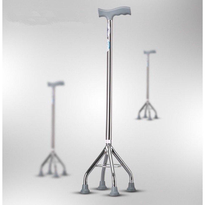 Tongkat Kaki 3/4 Alat Bantu Jalan Orang Tua Tongkat Medis Ringan, Kuat, Adjustable, Anti Slip - Gambar 7