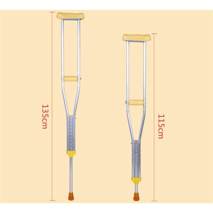 TONGKAT KETIAK STAINLESS!! TONGKAT KRUK /CRUTCH/ALAT BANTU JALAN - Gambar 2