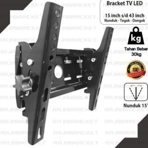 Bracket TV 15 Inchi -43 Inch/Cocok Semua Merk Tv /2 Arah Nunduk Dangak Universal Breket Briket Braket Bracket TV 32 40 43 24 14