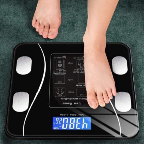 Timbangan Digital Lengkap! USB & FC/Timbangan Badan Digital Body Fat Monitor With APP Smart Weight Scale KK dengan Bluetooth - Gambar 9