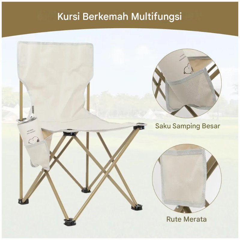 Kursi Lipat Ukuran L Outdoor Serbaguna Kursi Lipat Camping Portable Bangku Lipat Ukuran L - Gambar 4
