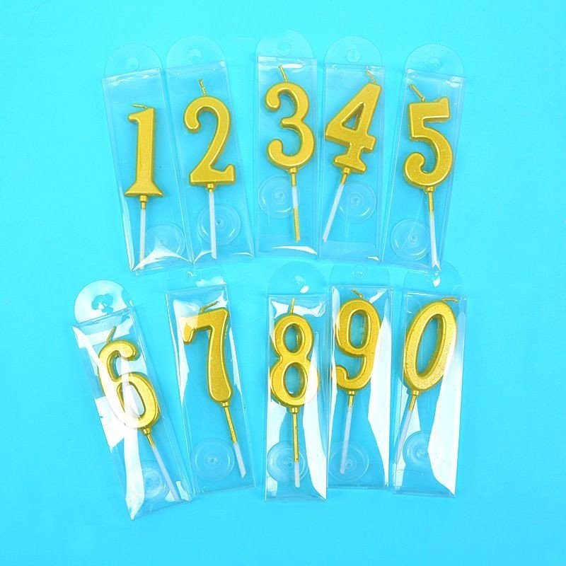 Lilin Angka Elegant/Birthday Candle Number/Lilin Ulang Tahun - Gambar 6