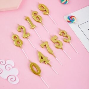 Lilin Angka Elegant/Birthday Candle Number/Lilin Ulang Tahun