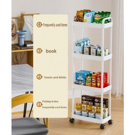 Rak Troli Serbaguna 5 Susun / Rak Kamar Mandi & Dapur - Gambar 8