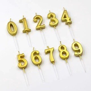 Lilin Angka Elegant/Birthday Candle Number/Lilin Ulang Tahun - Gambar 7