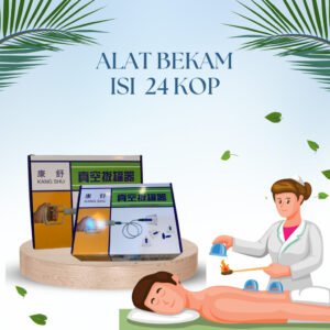 Alat Kop Angin Lengkap+Pen Bekam/Kop Angin isi 12/24/Alat Bekam Kop Angin Isi 12/24