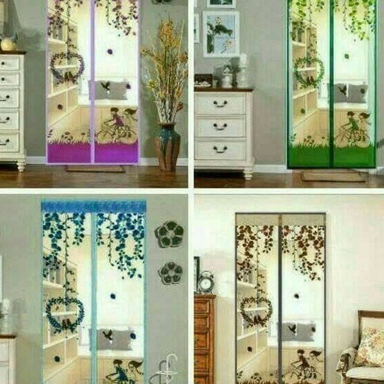 Tirai Pintu Anti Nyamuk / Tirai Gorden Anti Nyamuk / Tirai Pintu Anti Nyamuk - Gambar 3