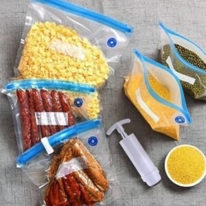 Kantong Plastik Makanan / Vacuum Makanan Ziplock / Bag Food Grade Buah Sayur Daging