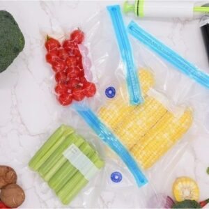PLASTIK VACUUM BAG MAKANAN POLOS ZIPPER LOCK VAKUM MAKANAN