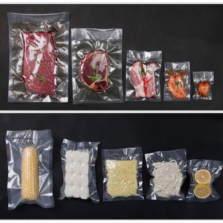 Vacuum Makanan Kedap Udara / Vacum Penyimpanan Makanan / Plastik Vacum Makanan - Gambar 3