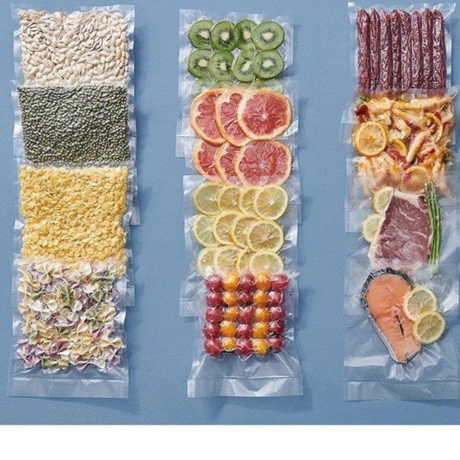 Vacuum Makanan Kedap Udara / Vacum Penyimpanan Makanan / Plastik Vacum Makanan - Gambar 2
