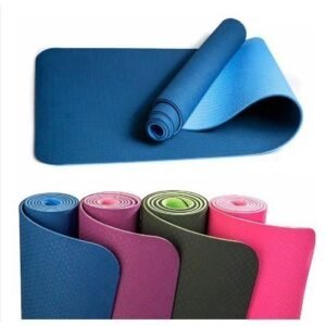 Matras Yoga Tebal TPE Bukan NBR , Cantik (2 warna), Dan Anti licin / Matras Olahrga / Matras Senam