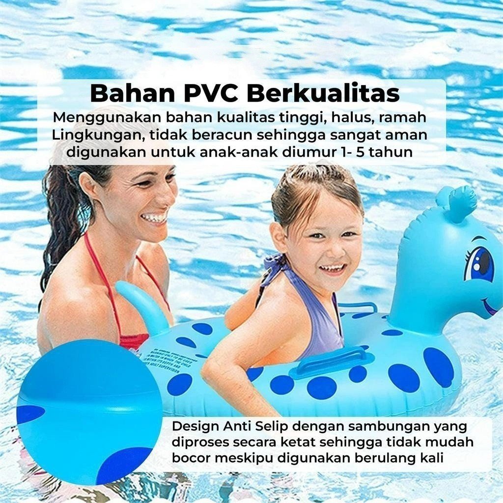Pelampung Ban Renang Anak Karakter / Ban Pelampung Ring Safety Baby Boat - Gambar 3