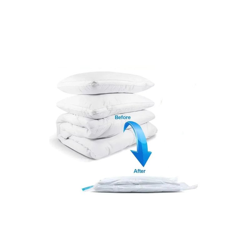 SET VACUM PAKAIAN VACUUM BAG TRAVELING + POMPA VACUM PINTAR - Gambar 3