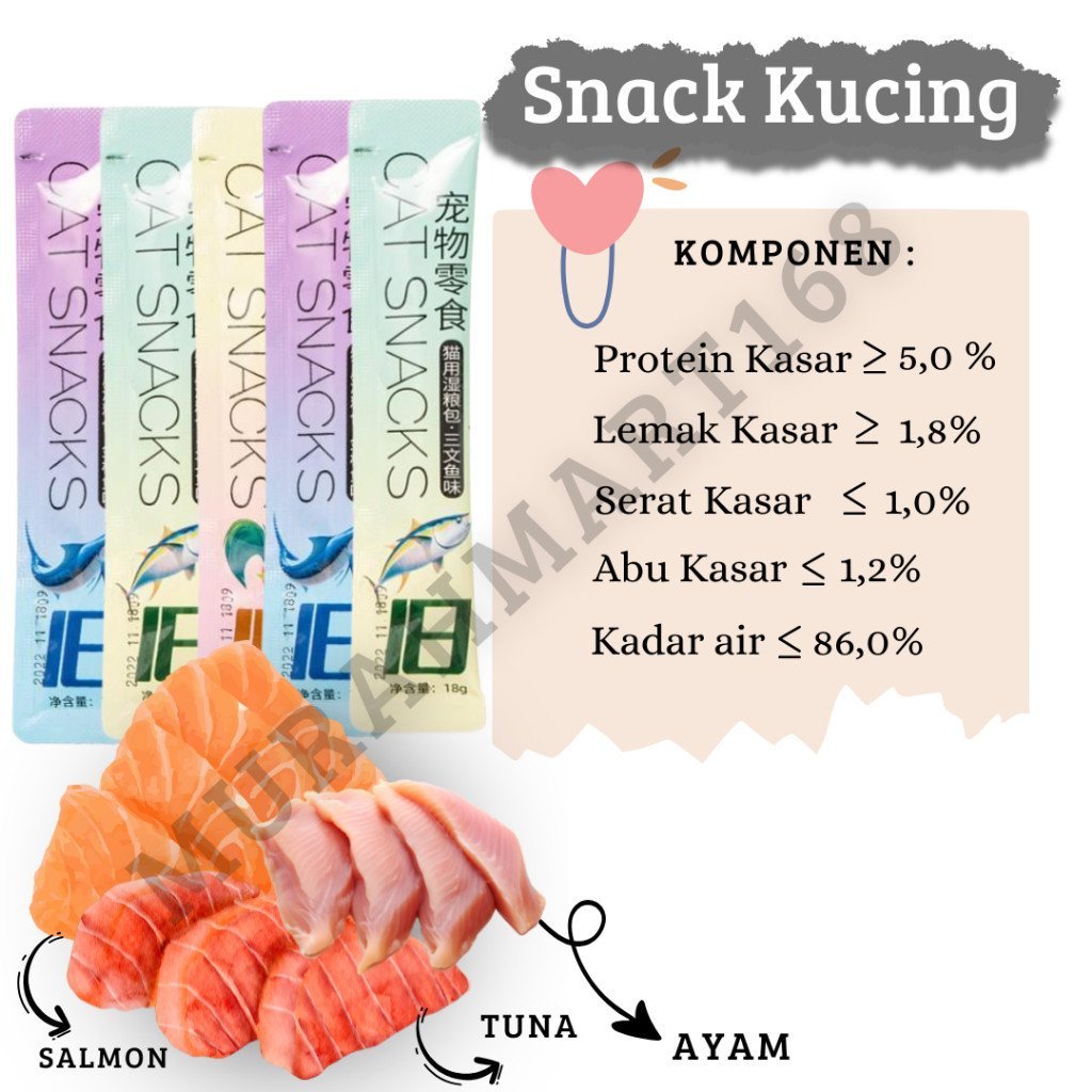 Snack Mix 75pcs Dan 100pcs/ Makanan Hewan Pemeliharaan/ Cemilan Kucing Mix - Gambar 4