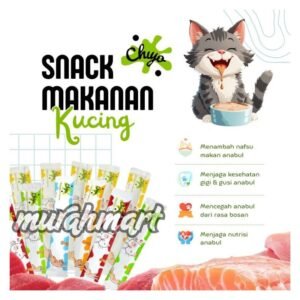 CHIYO MIX 20/30 Creamy Treats/ Pet Strip Snack Kucing Penggemuk/Pet Snack Kucing Premium/Snack Makanan Kucing Basah/ Makanan Wet Cat Food