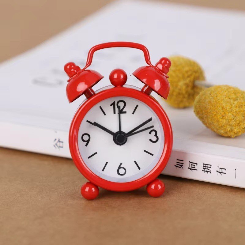 Jam Beker Alarm Mini / Jam Mini / Jam Meja Mini / Jam Unik / Jam Beker Mini / Jam Analog - Gambar 4