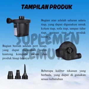 Pompa Angin Listrik/Pompa Angin Listrik  Electric Air Pump Pompa Kolam Renang /Pompa Manual