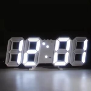 Jam Dinding Digital Alarm 3D Bisa Cek Suhu Temperatur ACCESSGO LED DIGITAL CLOCK Jam Meja Dinding Estetik