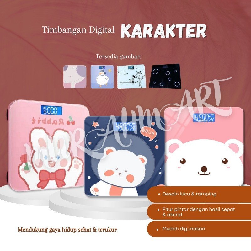 Timbangan Badan Digital USB LED Indikator Kaca/Timbangan Digital 180kg/ Timbangan USB - Gambar 2